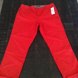 Tommy Hilfiger Formula 1 Red Pants